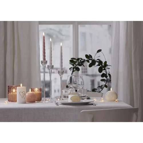 Star Trading LED Dinner Candle 2 Pack Flamme Shine Pink