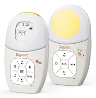 Gigaset Babyphone Baby 100 Audio - Babyphone Art: Audio - Ausstattung: Geräuschesensor - Nachtlicht - Schlaflieder - Thermometer - Display vorhanden: Ja - Stromversorgung: Batteriebetrieb - Reichweite Max.: 300 m - Verbindungsmöglichkeiten: DECT
