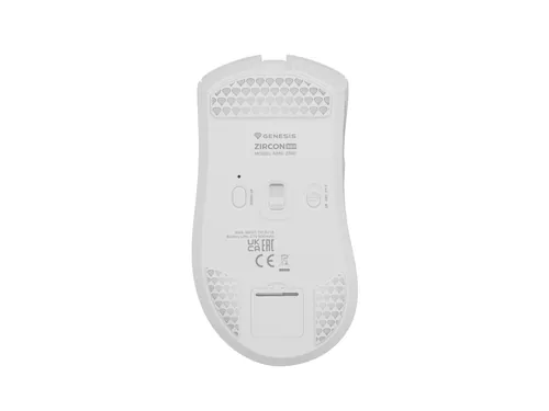 Genesis Gaming Maus ZIRCON 880 kabellos weiß 12000dpi