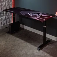X Rocker Cougar XL Höhenverstellbarer Gaming Schreibtisch mit Mousepad