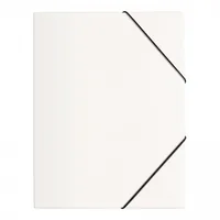 Pagna Gummibandmappe A4 PP Weiss - Typ: Gummibandmappe - Ausstattung: Gummiband - Detailfarbe: Weiss - Material: Polypropylen (PP)