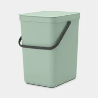 Brabantia Sort & Go Abfallbehäl. Jade Green 25 L