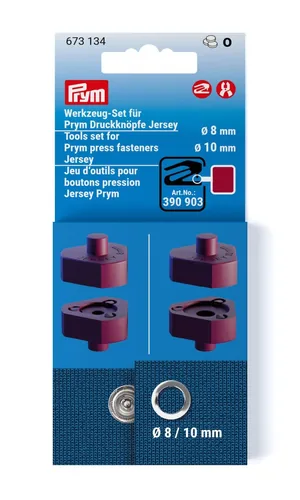 Prym Nähset 4 Stück, Brombeer - Verpackungseinheit: 1 Stück - Detailfarbe: Brombeer - Produkttyp: Nähset