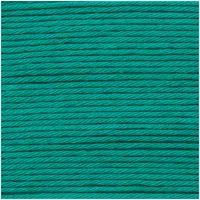 Rico Design Wolle Creative Ricorumi DK 25 g, Smaragd - Packungsgrösse: 1 Stück - Länge: 57.5 m - Material: Baumwolle - Detailfarbe: Smaragdgrün - Waschbar bei: 30 °C - Nadelstärke: 3 mm - 4 mm