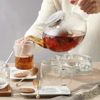 LEONARDO Teekanne Moon 1.2 l, Transparent - Material: Borosilikatglas - Filtertyp: Edelstahlfilter - Fassungsvermögen: 1.2 l - Kompatible Kochfelder: Manuell - nicht für Kochfelder