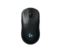 Logitech Gaming-Maus PRO 2 LIGHTSPEED - Maus Features: RGB-Beleuchtung - Seitliche Zusatztasten - Programmierbare Tasten - Scrollrad - Integrierter Speicher - Bedienungsseite: Universal - Detailfarbe: Schwarz - Gewicht: 80 g - Verbindungsart: Verkabelt - 