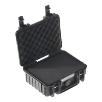 B&W Outdoor Case Type 500 schwarz mit Schaumstoff Inlay