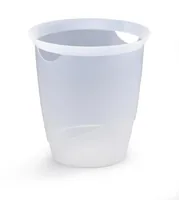 DURABLE TREND Papierkorb 16l transparent