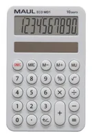 MAUL ECO MD 1 Taschenrechner Tasche Display-Rechner Weiß