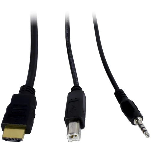 Inter-Tech KVM Switch AS-22HA HDMI, 2 Port, Metall