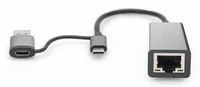 INCA Adapter IUTP-01TX Ethernet > USB und Typ C Anschluss