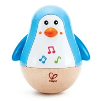 Hape Beschäftigungsspielzeug Stehauf-Pinguin - Altersempfehlung ab: 6 Monaten - Material: Kunststoff - Holz - Eigenschaften: Keine Eigenschaft - Zertifikate: Keine Zertifizierung - Detailfarbe: Nature - Weiss - Blau