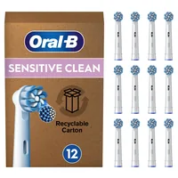 Oral-B Pro Sensitive Clean Aufsteckbürsten 12er (weiß, Frustfreie Umverpackung)