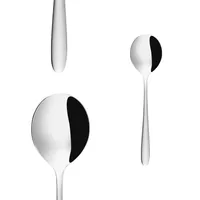 Sola Spaghettilöffel Basic Alpha, poliert, 4 Stück - Produkttyp: Spaghettilöffel  - Detailfarbe: Silber - Länge: 16.8 cm - Spülmaschinenfest: Ja - Material Küchenhelfer: Edelstahl 18/10