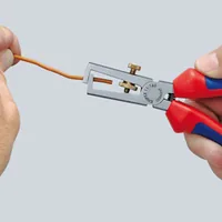 KNIPEX Abisolierzange mit Befestigungsöse