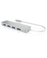ICY BOX IB-HUB1425-C3 USB 3.2 Gen 1 (3.1 Gen 1) Type-C 5000 Mbit/s Silver