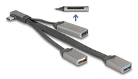 DeLOCK 64303 interface hub USB 3.2 Gen 1 (3.1 Gen 1) Type-C 5000 Mbit/s Grey