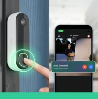Arlo Kabellose Video-Türklingel inkl. Türgong - App kompatibel: Ja - Typ: Videotürstation - Produktserie: Arlo - Anzahl Ruftasten: 1 - Integrierte Kamera: Ja - Stromversorgung: Akkubetrieb