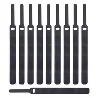 Label-the-cable Klettkabelbinder BASIC STRAPS 14 x 170 mm Schwarz, 10 Stück - Breite: 14 mm - Länge: 0.17 m - Produkttyp: Klettkabelbinder - Ausstattung Kabelmanagement: Wiederverwendbar - Haftend - Verpackungseinheit: 10 Stück - Material: Velour - Klett