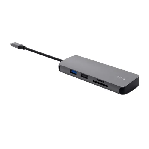 Trust 25672 interface hub USB Type-C Grey