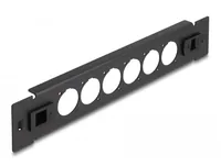 DELOCK 10 D-Typ Patchpanel 6 Port werkzeugfrei schwarz