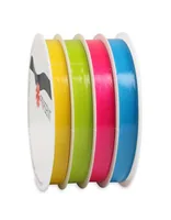 Pattberg Geschenkband 5 x 24 m, 10 mm Breite - Breite: 10 mm - Länge: 24 m - Verpackungseinheit: 1 Stück - Detailfarbe: Mehrfarbig - Band-Art: Geschenkband