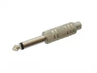 Velleman Klinkerstecker CA021 Jack 6.35 mm Mono 1 Stück - Set: Nein - Bauteileart: Stecker