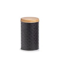 Zeller Present Vorratsdose Scandi 1.37 l, Schwarz - Produkttyp: Vorratsdose - Materialtyp: Metall - Material: Metall - Detailfarbe: Schwarz - Mikrowellenfest: Nein - Spülmaschinenfest: Nein