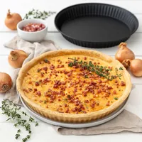 Zenker Quiche-Backform Special – Countries Ø 28 cm - Materialtyp: Metall - Material: Stahl - Detailfarbe: Schwarz - Set: Nein - Backform Typ: Quiche-Backform