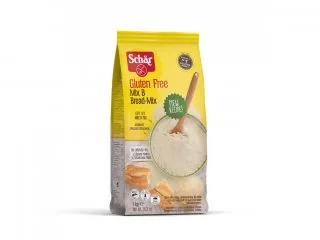 Dr.Schär Backmischung Mix Brot glutenfrei 1 kg - Nährwertangabe pro: 100 g - Energiegehalt (in kj): 1475 KJ - Energiegehalt (in kcal): 348 Kcal - Fett: 0.6 g - Gesättigte Fettsäuren: 0.1 g - Produkttyp: Brot