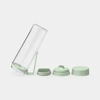 Brabantia Trinkflasche Make & Take 500 ml, Hellgrün - Material: Kunststoff - Eigenschaften: Keine Eigenschaft - Zertifikate: Keine Zertifizierung - Spülmaschinenfest: Ja - Volumen: 500 ml - Farbe: Hellgrün