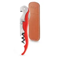 Pulltex Korkenzieher Classic Rot - Produkttyp: Korkenzieher - Detailfarbe: Rot - Betriebsart: Manueller Betrieb - Material: Metall