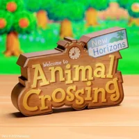 Paladone Dekoleuchte Animal Crossing Logo - Höhe: 23.2 cm - Themenwelt: Animal Crossing - Stromversorgung: Per Datenkabel - Batteriebetrieb