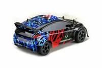 Absima Touring/Drift Car X Racer, 2WD, RTR, 1:24 - Fahrzeugtyp: Drift - Rennwagen - Tourenwagen - Antrieb: 2WD Heckantrieb - Antriebsart: Elektro Brushed - Altersempfehlung ab: 14 Jahren - Modellausführung: RTR (Ready to Run) - Detailfarbe: Schwarz