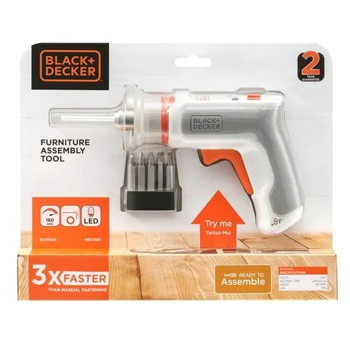 BlackDecker Möbelschrauber, 3,6V BCRTA01