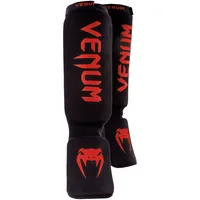 Venum Kontact Shin Guards Rot/Schwarz, XL - Grösse: XL - Produkttyp: Schienbeinschoner - Farbe: Rot - Schwarz - Sportart: Kampfsport