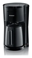 Severin Filterkaffeemaschine KA 9306 Schwarz - Detailfarbe: Schwarz - Anzahl Tassen: 8 - Ausstattung: Abschaltautomatik - Kabelstaufach - Kontrolleuchte - Wasserstandsanzeige