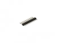 Stiftleiste 10 Pin, Rastermaß 2,54 mm, 1-reihig, gerade, 5 Stück