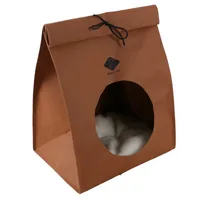 Ebi Katzenkorb D&D Home Oscar, Braun - Breite: 27 cm - Länge: 35 cm - Detailfarbe: Braun - Tierart: Katze - Hund - Produkttyp: Höhle