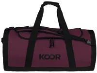 KOOR Duffle Bag Sooma 70 l, Maroon - Breite: 38.5 cm - Höhe: 38.5 cm - Tiefe: 73 cm - Volumen: 70 l - Farbe: Dunkelrot - Material: Recycled PET
