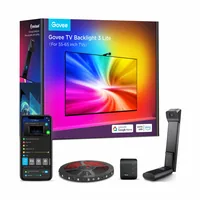 Govee Envisual TV Backlight T3, 75-85, RGBICW, WiFi, BT - Lampensockel: LED fest verbaut - Farbtemperatur Kelvin: Keine Angabe - Aussenanwendung: Nein - Gesamtleistung: 36 W - Leuchten Kategorie: TV- Hintergrundbeleuchtung - Lichtfarbe: RGBIC - farbig (IC
