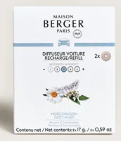 Maison Berger Autodiffusor Musc Cocoon 2 Stück - Detailfarbe: Weiss - Funktionen: Keine Angaben - Typ: Lufterfrischer