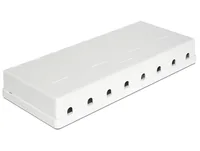 DELOCK Keystone Leergehäuse 8-Port