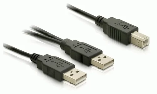 DeLOCK USB-B/USB-A Cable USB Kabel 1 m USB B USB A 0,48 Gbit/s Schwarz