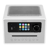 Noxon Radio/CD-Player iRadio 500 Weiss - Radio Tuner: Internetradio - FM - DAB+ - Stromversorgung: Netzbetrieb - Detailfarbe: Weiss - Ausstattung: Sleep-Timer - Schlummerfunktion - Fernbedienung - CD-Player - App - Typ: Tischradio