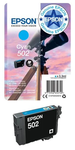 EPSON Tintenpatrone 502 magenta T02V340 WF-2860/XP-5100 160 Seiten