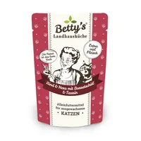 Betty's Landhausküche Nassfutter Rind & Herz mit Borretschöl, 100 g - Tierbedürfnis: Verdauung - Magen & Darm - Geschmacksrichtung: Rind - Zertifikate: Keine Zertifizierung - Fleischsorte: Rind - Packungsgrösse: 100 g - Futtereigenschaft: Ohne künstliche 