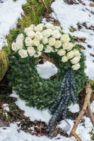 Opiflor Steckschaumkranz Ringo 40 cm - Detailfarbe: Grün