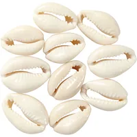 Creativ Company Perlen Muscheln, 20 mm, natur, 12 Stk. - Packungsgrösse: 12 Stück - Durchmesser: 20 mm - Detailfarbe: Nature - Perlenart: Muschelperlen