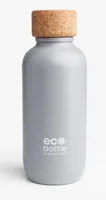 Smartshake EcoBottle 650 ml, Grau - Material: Kork - Zuckerrohrpulpe (Bagasse) - Eigenschaften: BPA-frei - Wiederverwendbar - Bio-Kunststoff - Zertifikate: Keine Zertifizierung - Spülmaschinenfest: Ja - Volumen: 650 ml - Farbe: Grau